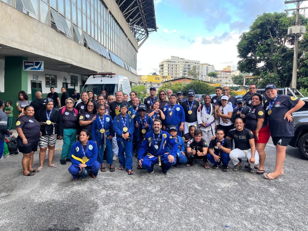 Equipe de jiu-jitsu de Itaguaí participa de evento em celebração ao Dia da Pessoa com Síndrome de Down
