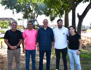 Prefeito Tande Vieira acompanha início das obras de revitalização da Avenida Tocantins, que terá ciclovia e estacionamento na Morada do Contorno