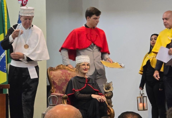 Katia Ellery recebe 'Doutor Honoris Causa' e toma posse na ABRASCI em solenidade emocionante 