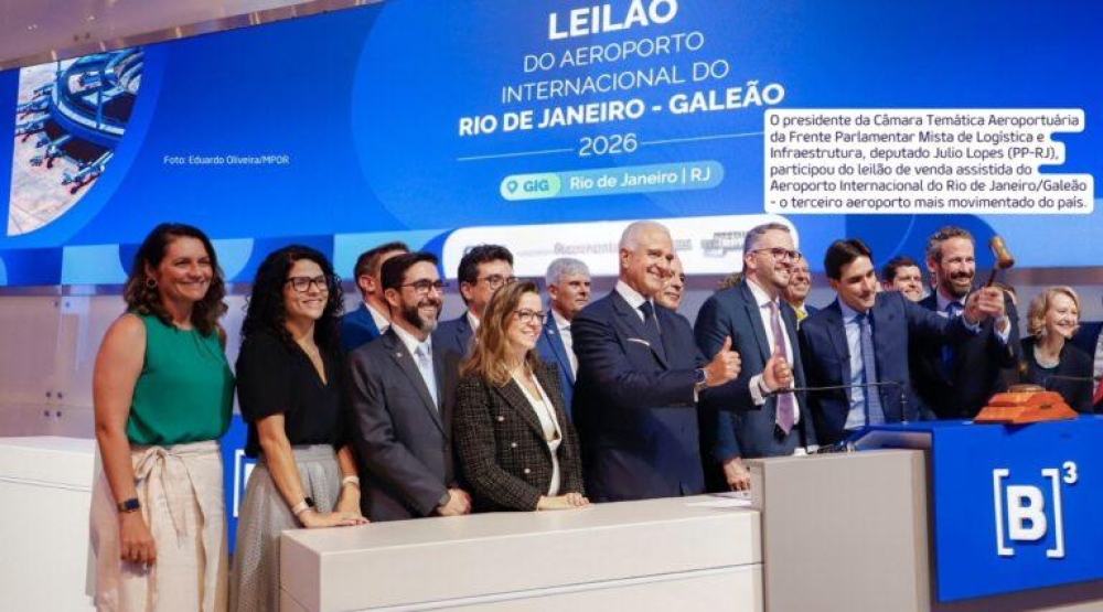 Com ágio de 200% Aeroporto do Galeão e vendido por 2,9 bilhões 