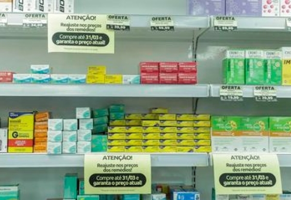 Definido por lei, reajuste médio no preço dos medicamentos será o menor em quase 20 anos