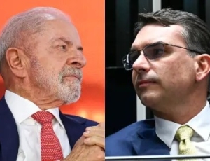 Empatados, Lula tem maior rejeição que Flávio Bolsonaro, diz Paraná Pesquisa