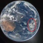 Primeira imagem da Terra vista da missão Artemis II é divulgada pela Nasa