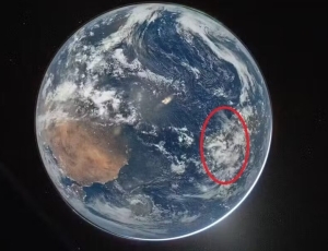 Primeira imagem da Terra vista da missão Artemis II é divulgada pela Nasa