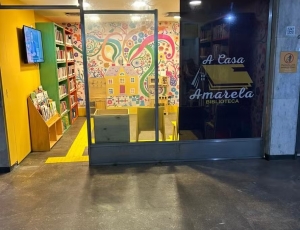 Biblioteca popular 'A Casa Amarela' será inaugurada na estação Cinelândia do MetrôRio