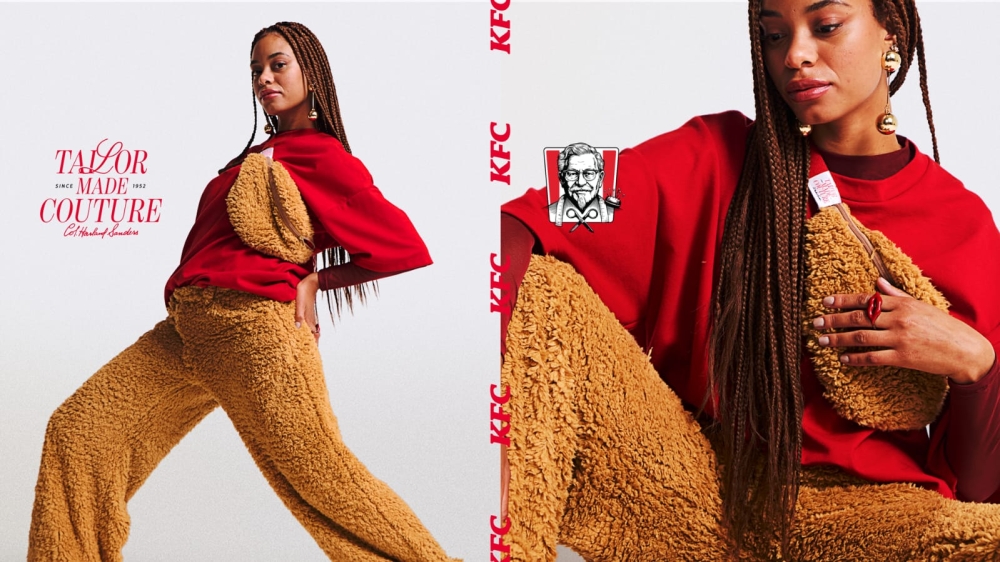 KFC transforma frango frito em inspiração fashion e leva a crocância para o guarda-roupa em ação que une moda e cultura pop