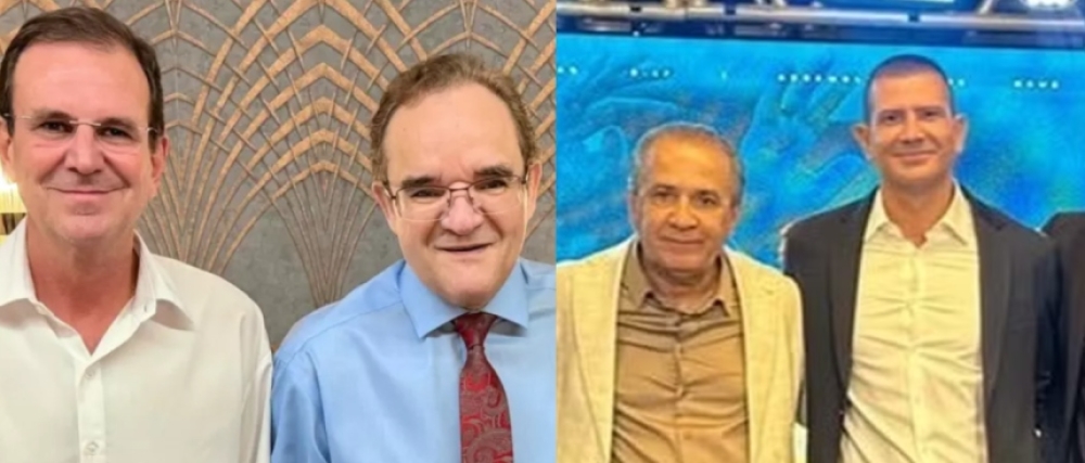 Fé virou negócio: Líderes da Assembleia de Deus dividem bênçãos a Eduardo Paes e Douglas Ruas na disputa pelo governo do estado