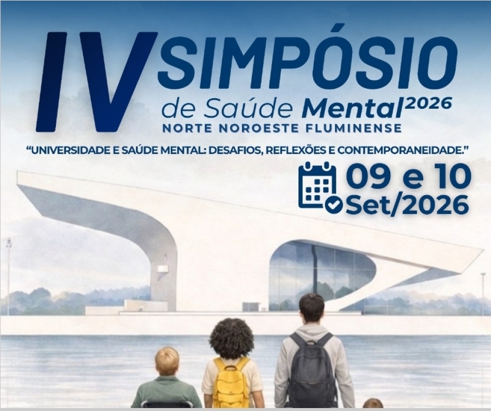 UENF realizará dias 9 e 10 setembro o IV Simpósio de Saúde Mental do Norte Noroeste Fluminense