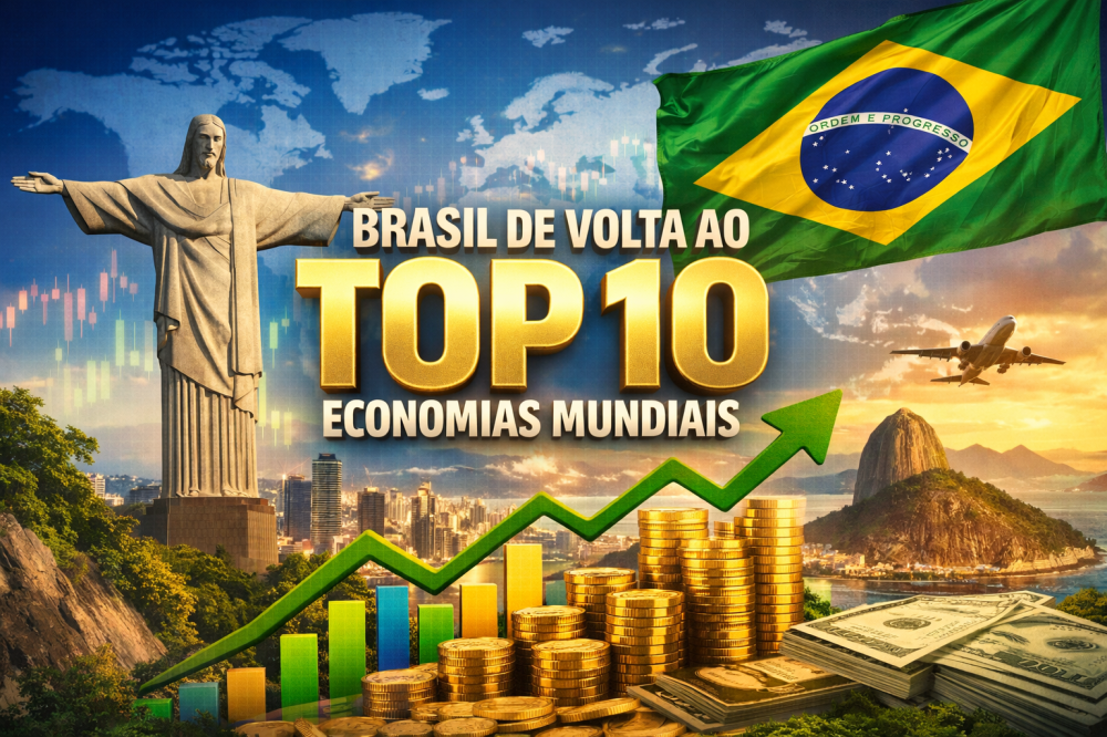 Brasil volta ao grupo das 10 maiores economias do mundo, aponta levantamento