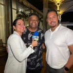 Andreia Gasparetti e Thiago Lima anunciam colaboração inédita entre rádio e turismo marítimo durante Brasil Open de Golfe