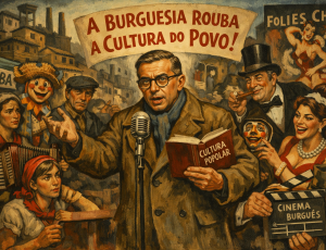 Sartre e o roubo da cultura popular pela burguesia.
