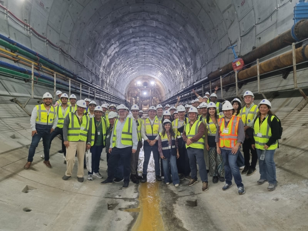 Secretaria de Transporte do Estado faz visita técnica às obras da Linha 3 do Metrô do Panamá