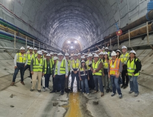 Secretaria de Transporte do Estado faz visita técnica às obras da Linha 3 do Metrô do Panamá