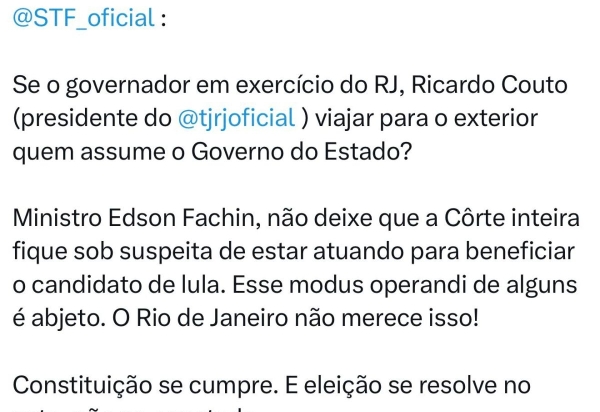 Após ofensiva de partido de Paes, Alerj reage para levar Douglas Ruas ao governo do Rio