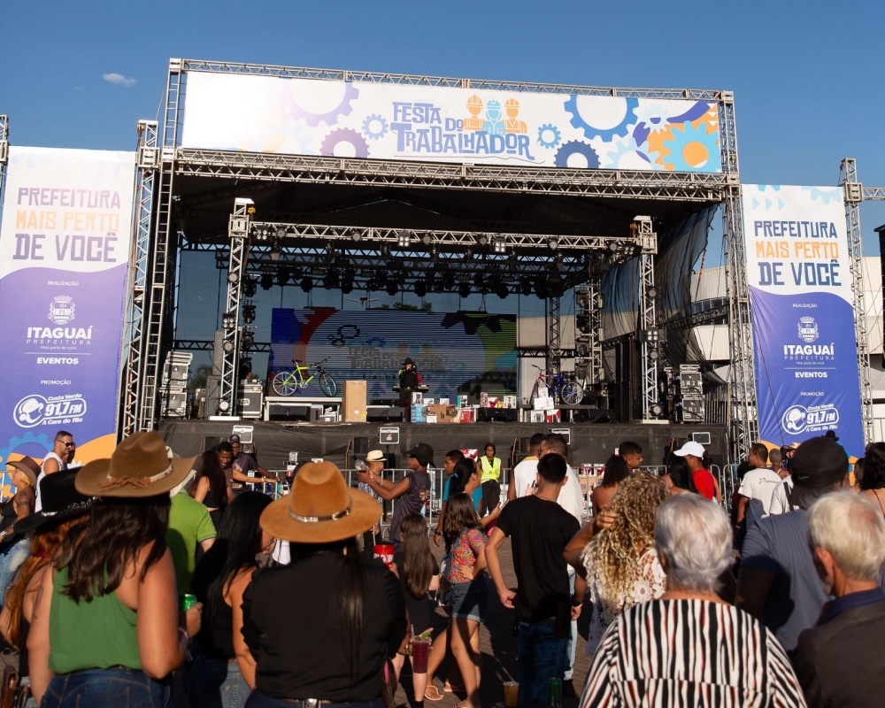 Festa do Trabalhador em Itaguaí terá show de Ferrugem e programação gratuita no Parque Municipal
