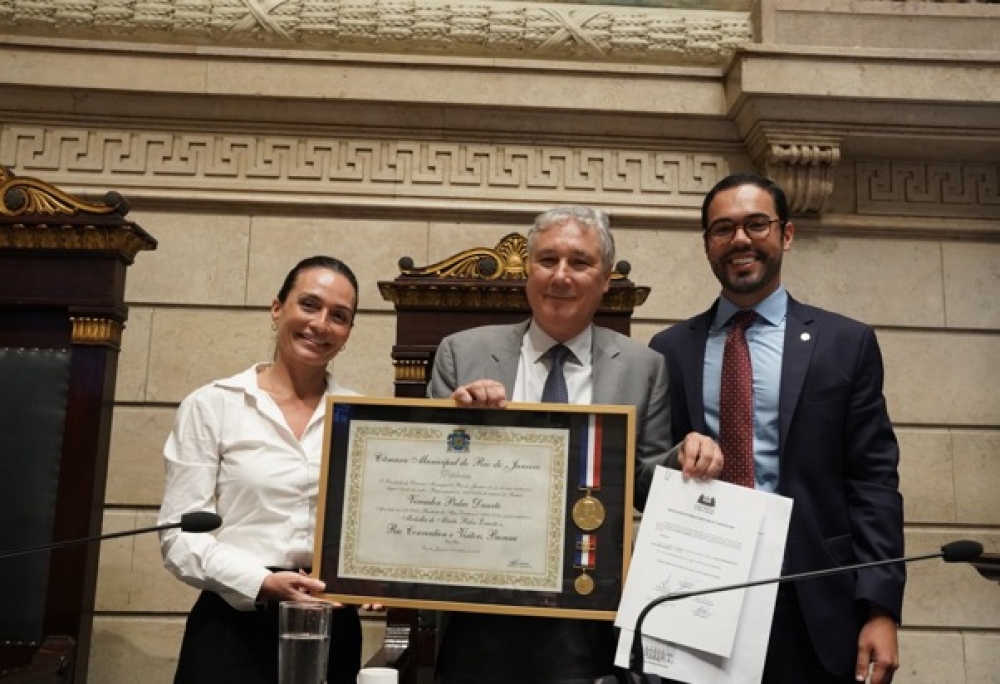 Visit Rio Convention Bureau recebe mais alta honraria da Câmara do Rio 