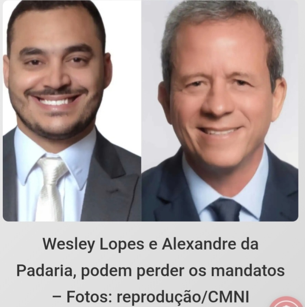 PSDB/Cidadania em Nova Iguaçu e cassa os vereadores Wesley Lopes e Alexandre da Padaria