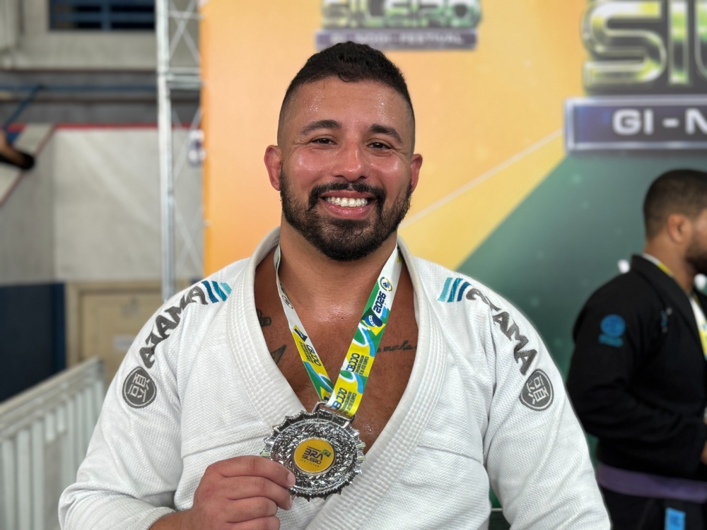 Yuri Moura conquista prata no Campeonato Brasileiro de Jiu-Jitsu da CBJJO