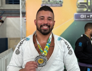 Yuri Moura conquista prata no Campeonato Brasileiro de Jiu-Jitsu da CBJJO