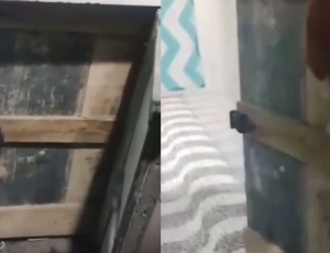 Presos abrem buraco em banheiro do Complexo de Bangu para relações sexuais com visitantes; vídeo