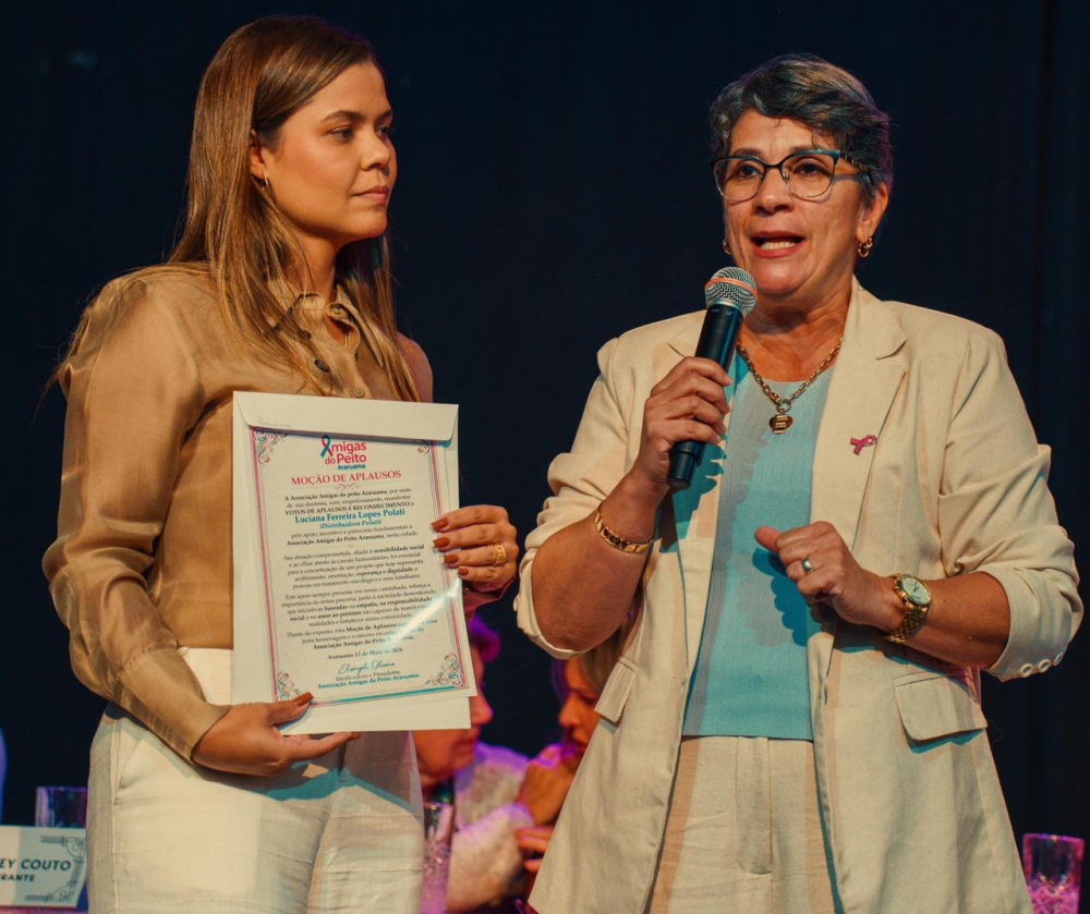Luciana Polati participa de ciclo de palestras da Associação Amigas do Peito e destaca a importância do cuidado com a saúde da mulher