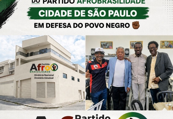 Partido Afrobrasilidade inaugura nova sede nacional em São Paulo