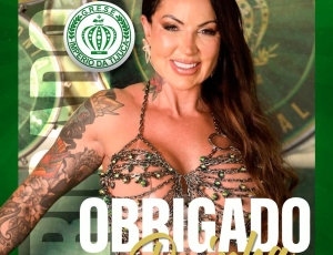 Império da Tijuca agradece Elisa Sanches por seu reinado à frente da Sinfonia Imperial