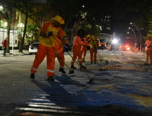 Companhia de Limpeza de Niterói realiza operação especial no feriado de Corpus Christi