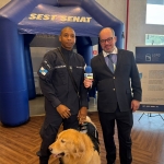 Sargento Brito cria programa pioneiro de terapia com cães para crianças autistas na PMERJ