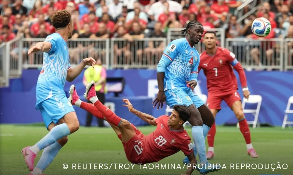Portugal e RD Congo empatam; congoleses marcam primeiro gol em Copas