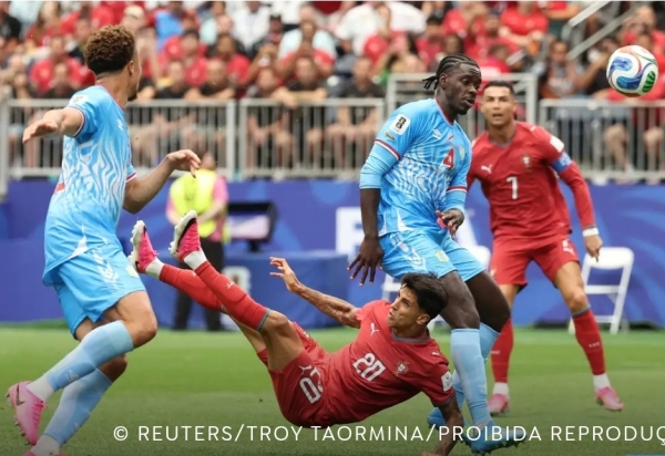 Portugal e RD Congo empatam; congoleses marcam primeiro gol em Copas
