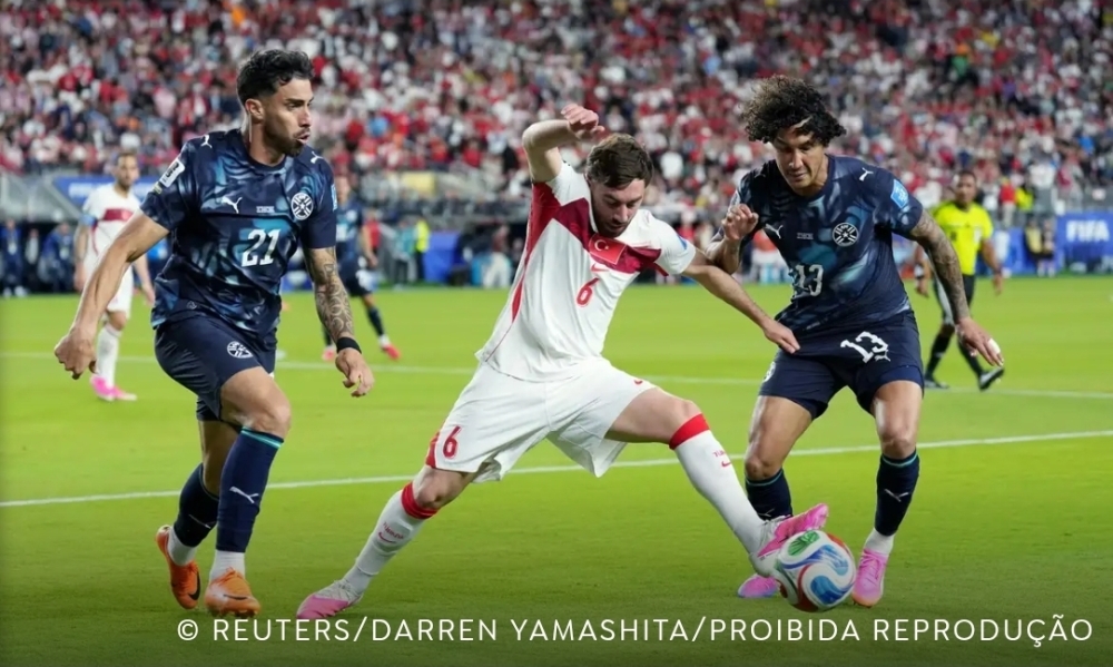 Paraguai vence por 1 a 0 e elimina Turquia no grupo D da Copa