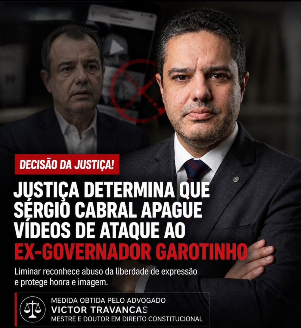 JUSTIÇA MANDA SÉRGIO CABRAL APAGAR VÍDEO DE ATAQUE AO GOVERNADOR ANTHONY GAROTINHO