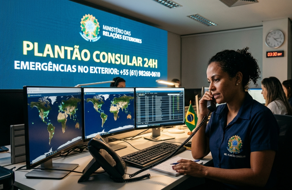 Brasileiros contam com plantão consular 24 horas do Itamaraty para emergências no exterior