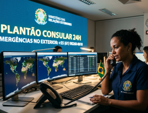Brasileiros contam com plantão consular 24 horas do Itamaraty para emergências no exterior