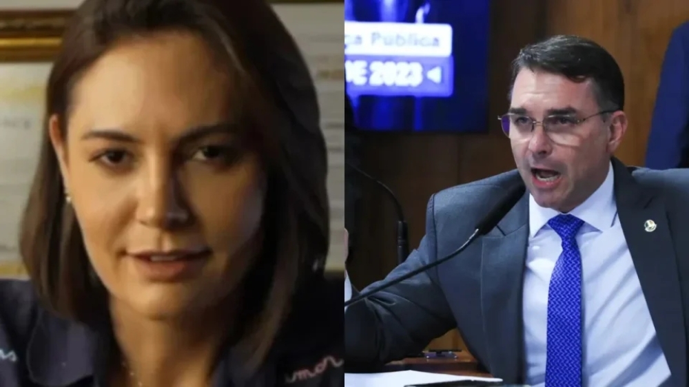 Michelle quebra silêncio sobre Flávio Bolsonaro em vídeo: 'Me humilhou'