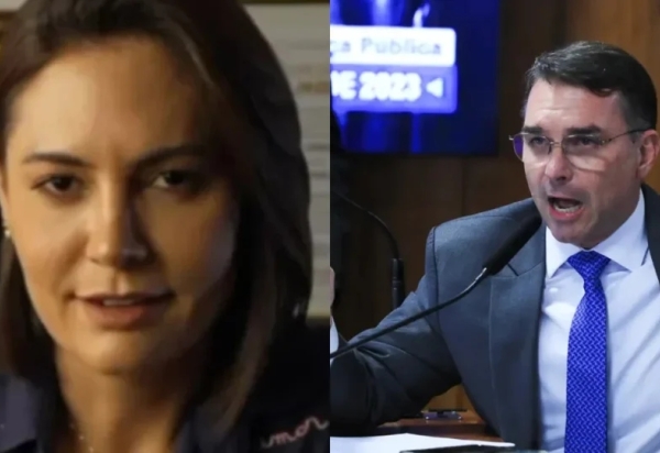 Michelle quebra silêncio sobre Flávio Bolsonaro em vídeo: 'Me humilhou'