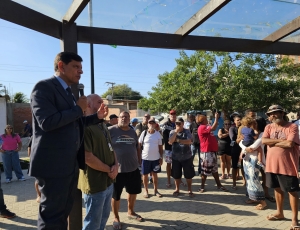 Membro da Comissão de Meio Ambiente, deputado Marcelo Dino ouve moradores do Monte Alto, em Arraial, que correm risco de despejo