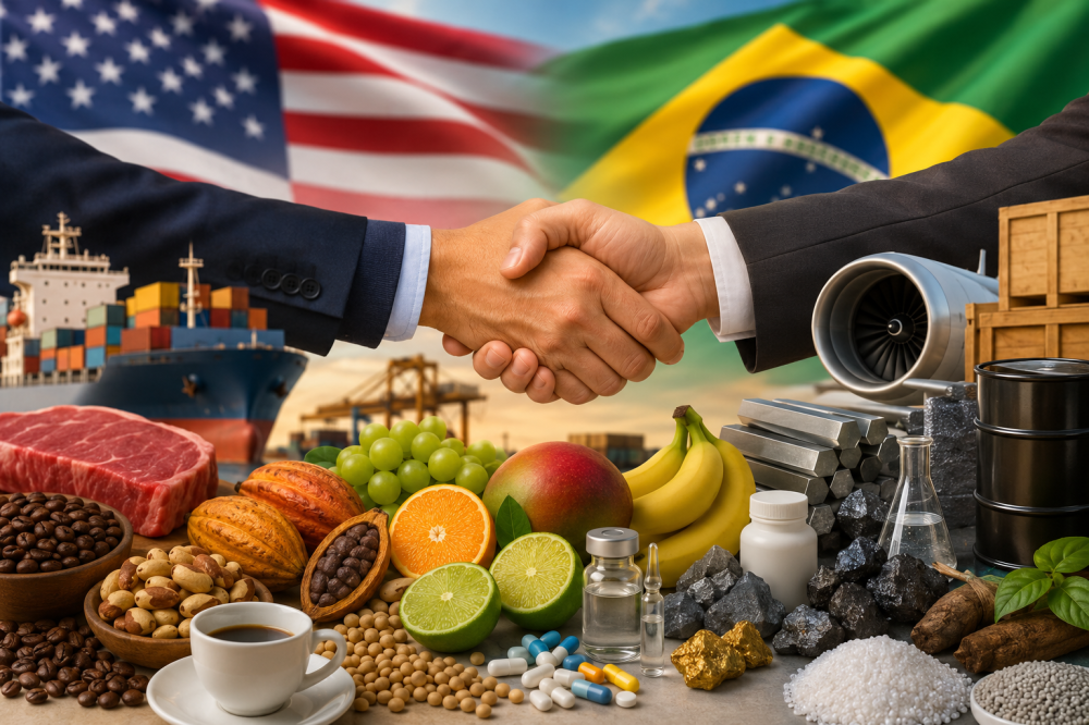 Tarifaço de Trump: mais de 1.600 produtos brasileiros ficam isentos da taxa adicional dos EUA