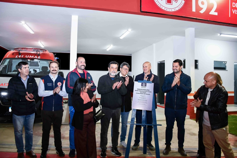 Prefeito Tande Vieira inaugura quarta base descentralizada do SAMU em Visconde de Mauá e reforça atendimento de urgência com aplicativo 192 Fácil