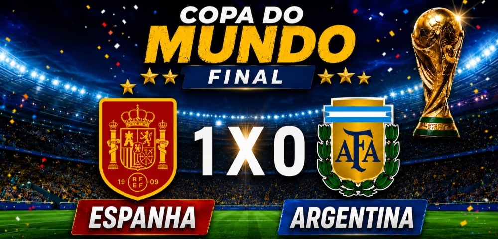 Espanha domina a Argentina, vence na prorrogação e conquista o bicampeonato da Copa do Mundo
