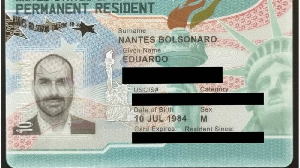 Governo Trump autoriza green card para Eduardo Bolsonaro