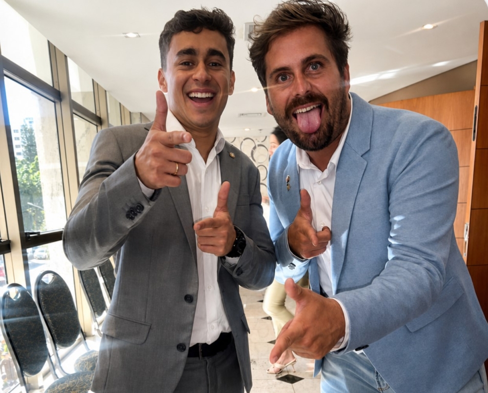Nikolas Ferreira declara apoio à candidatura de Thiago Gagliasso à Câmara dos Deputados e reforça estratégia nacional do PL
