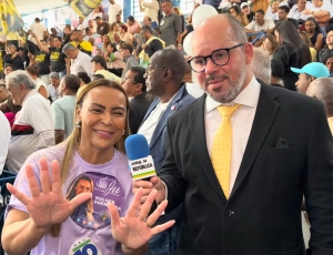 Ginásio lotado, emoção e pré-candidatura referendada: Tia Ju consolida força política na convenção do Republicanos