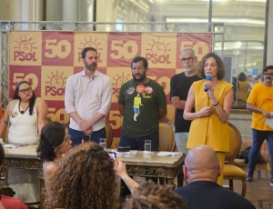 PSOL oficializa William Siri ao governo do Rio e Monica Benício ao Senado