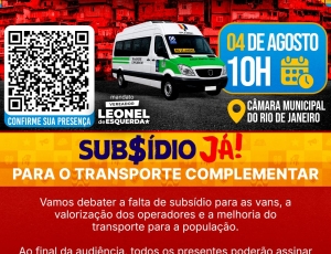 Sem subsídios da Prefeitura, motoristas de vans cobram repasses do Jaé em audiência na Câmara do Rio