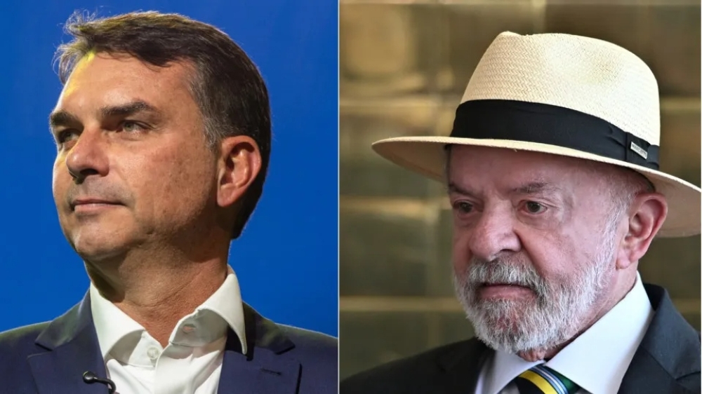 No 1º turno, Lula tem 41% e Flávio Bolsonaro tem 37%, em empate técnico, aponta BTG/Nexus