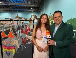 Valdênia Oliveira Store apresenta vestidos e biquínis com top removível na Beauty Esthetic Show e expande ensino de crochê para seis países