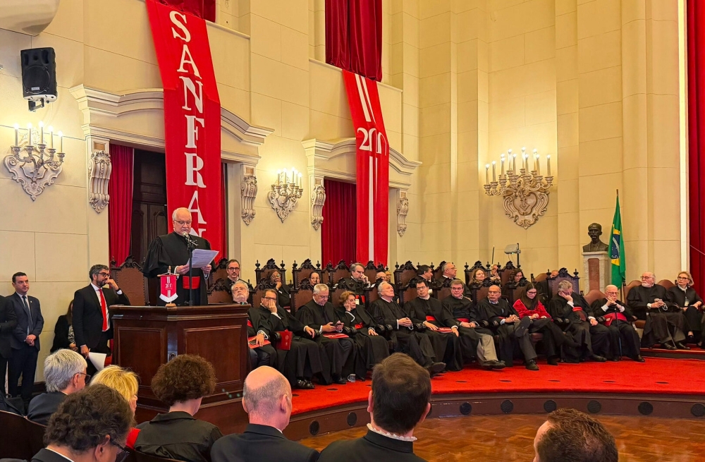 No Largo de São Francisco, Fachin participa da abertura das celebrações pelos 200 anos dos cursos jurídicos no Brasil