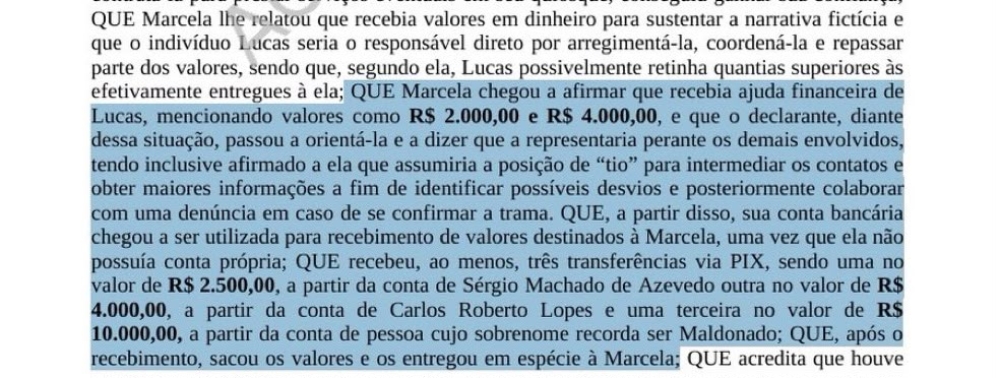 Depoimento revela trama para acusar falsamente Alfredo Gaspar de abuso sexual